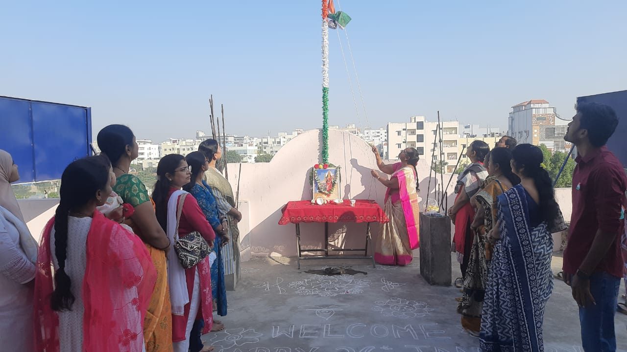 Flag hoisting on Republic Day 2025