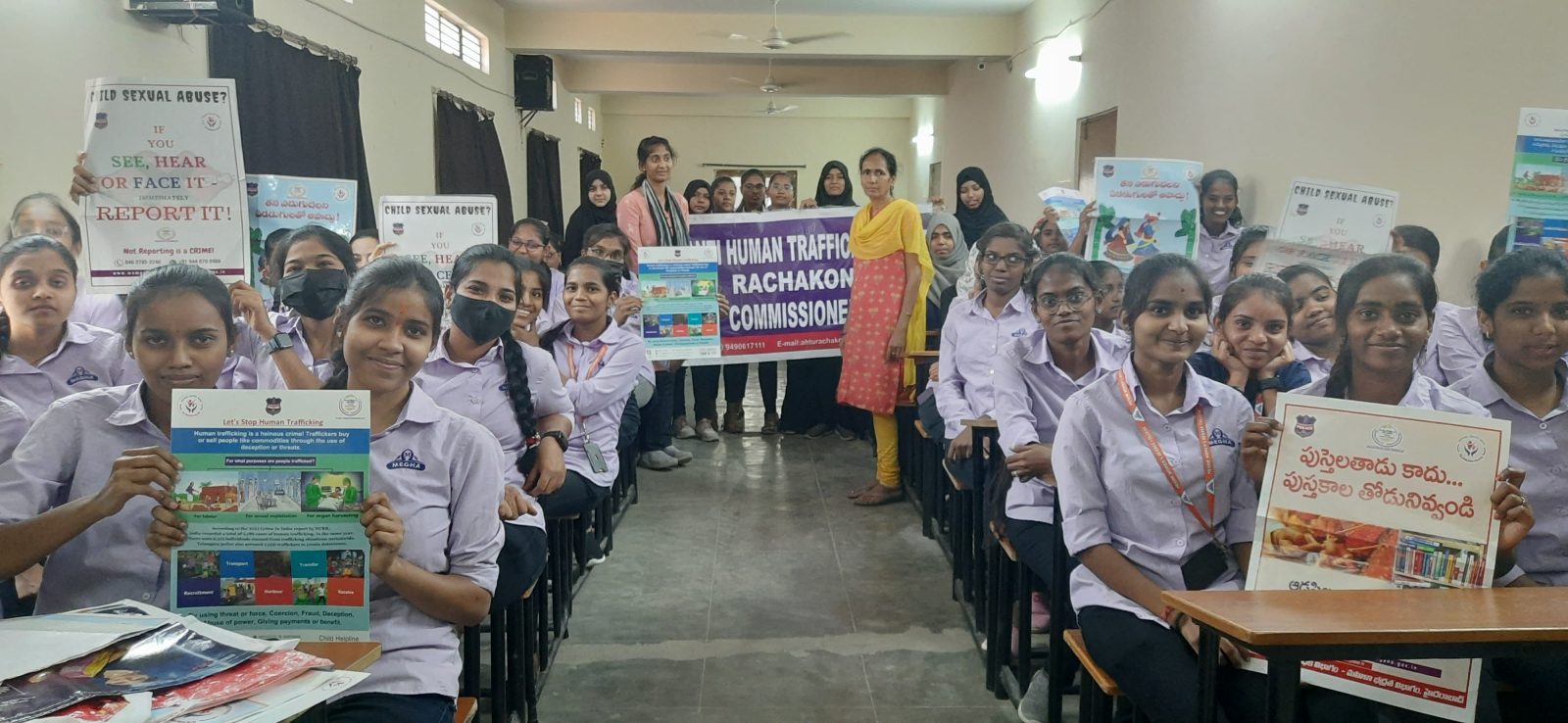 The road safety awareness session