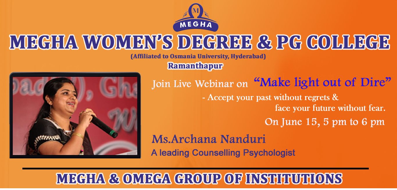 The webinar announcement
