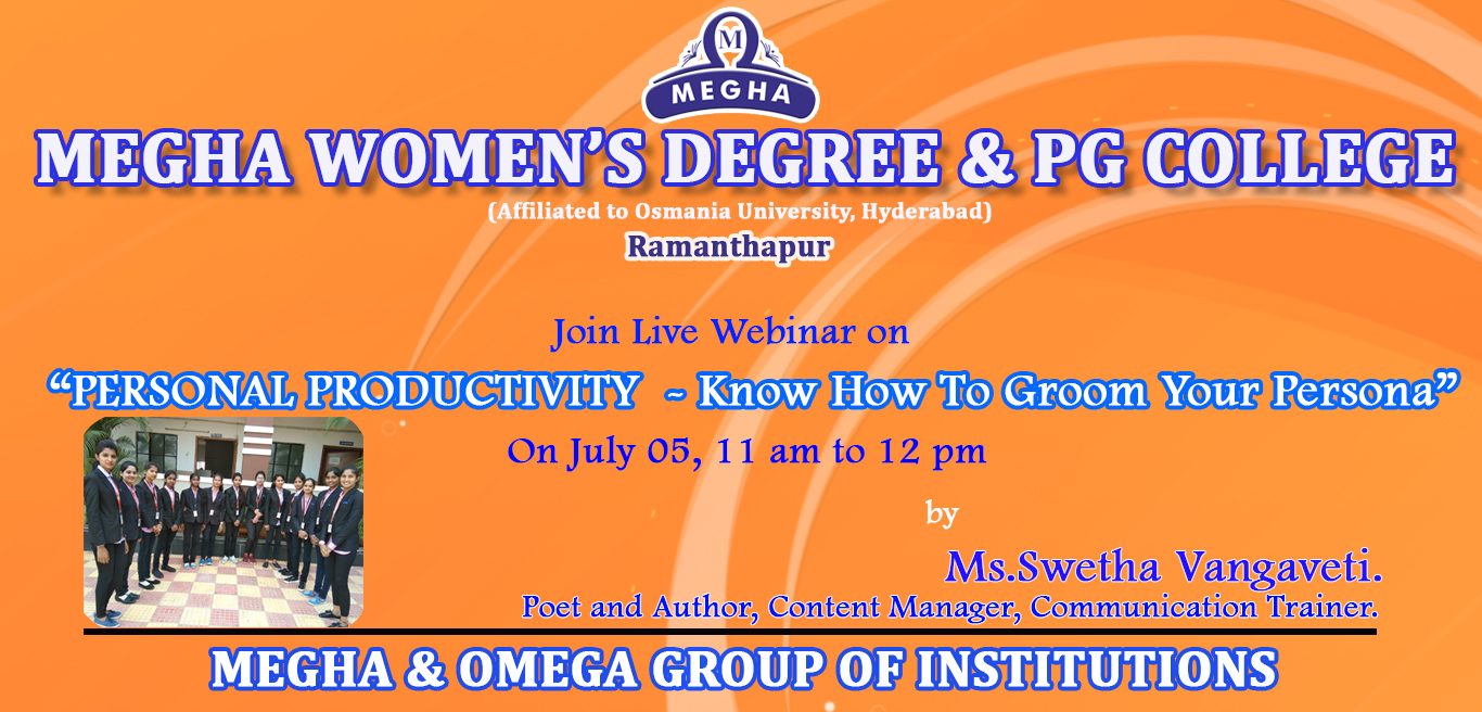 The webinar announcement