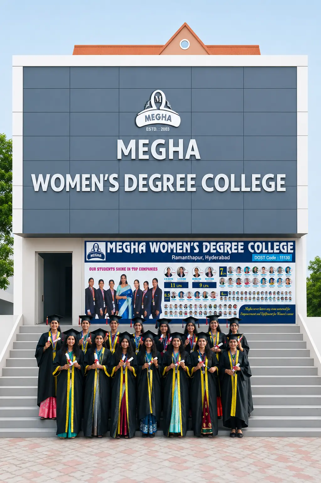 Students on campus